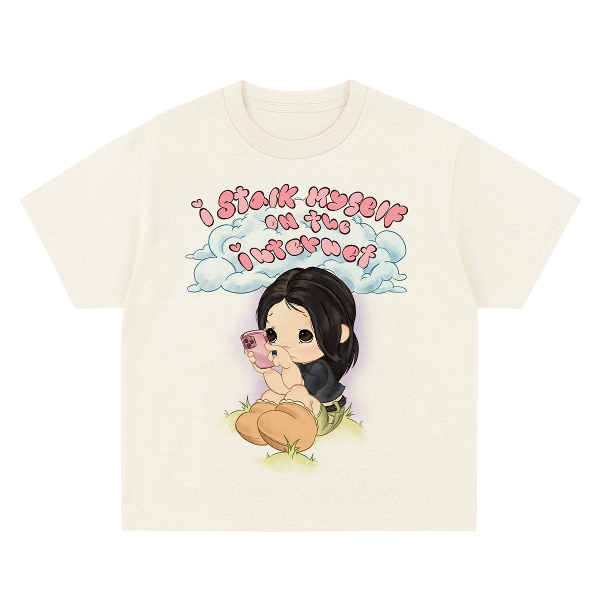 I Stalk Myself On The Internet Tee (White)