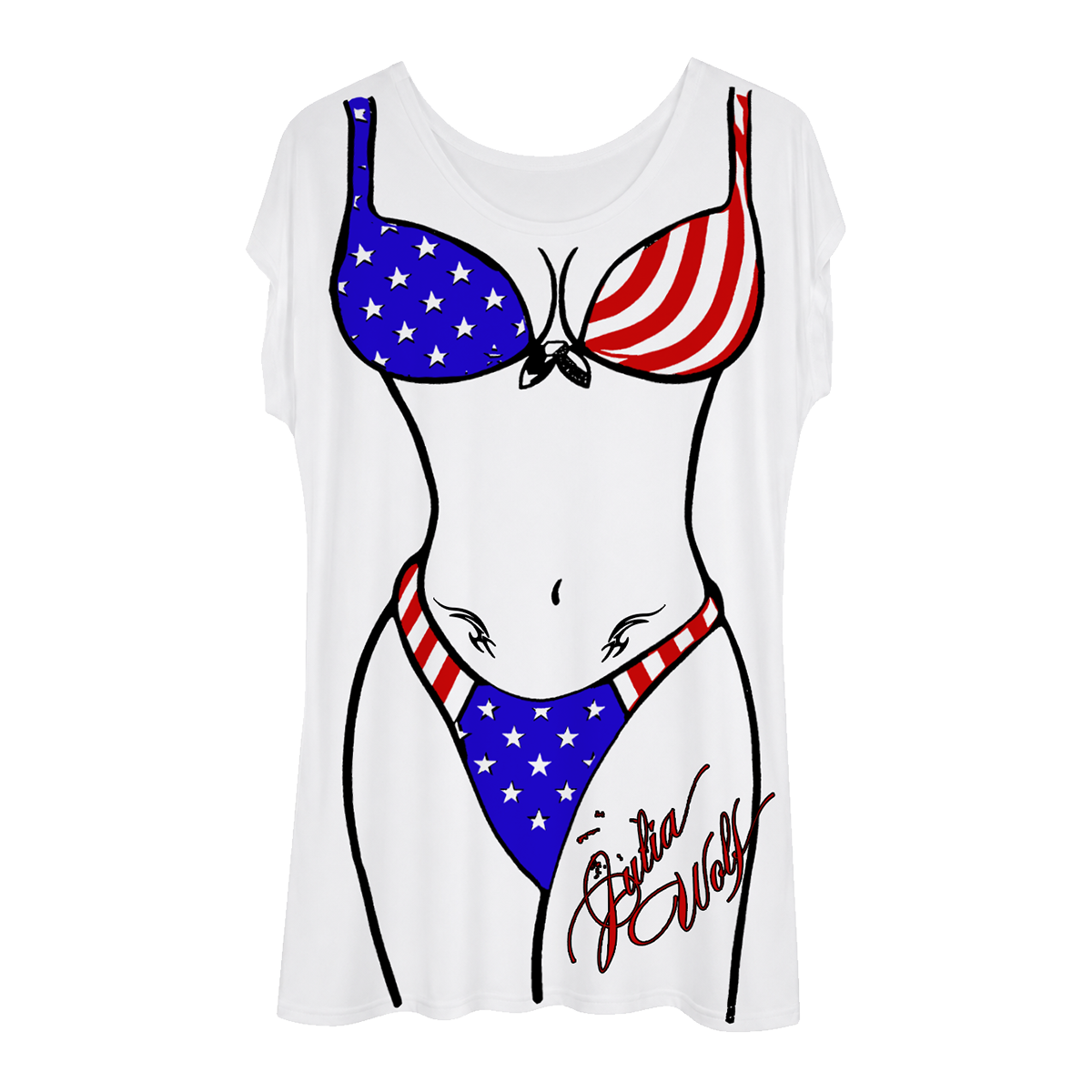 Deep End Bikini Coverup Tee
