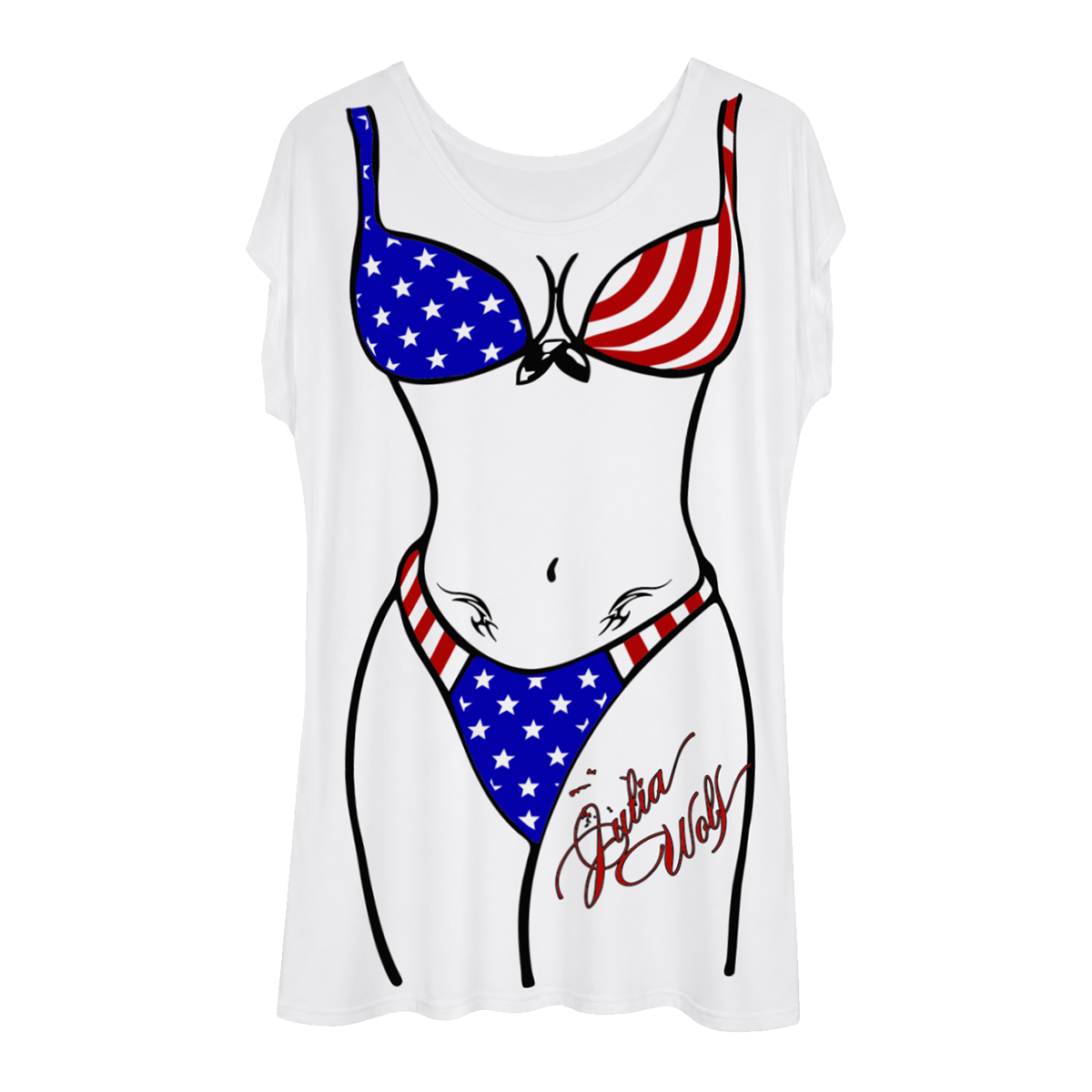 Deep End Bikini Coverup Tee